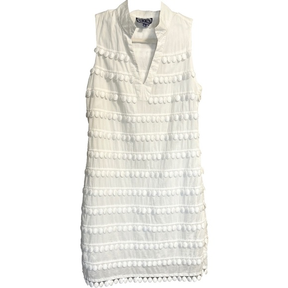 Sail to Sable 'We Wear White' Sleeveless Dress/Small - Picture 3 of 8